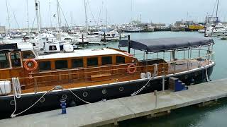 Sir Winston churchhill the boat that carried his coffin up the Thames moored in Ramsgate Aug 2024