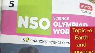 Class -5 || NSO || Topic -6 Earth and universe ||national science Olympiad #nso#sof