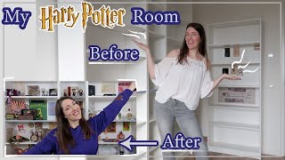 Moving my Harry Potter collection📦 | Harry Potter Room Tour⚡️