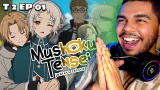 RUDEUS VOLTOU!!😈😁 MUSHOKU TENSEI EPISÓDIO 1 TEMP. 2 | REACTION