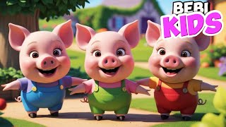 Three Little Pigs | Sing Along | Nursery Rhymes | Fun & Educational Kids Song