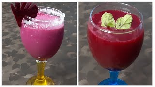 Beetroot milk shake and Beetroot smoothie recipe.