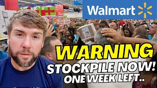 WALMART Issues Warning: SHORTAGES NO ONE Is Talking About That Affects US! | BUY BEFORE OCTOBER!