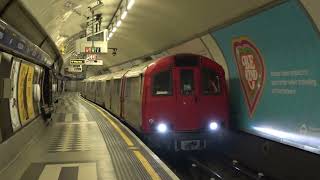 London Underground 1960 Stock L133, TRC666 and L132 passing Holborn