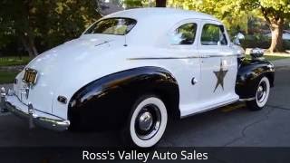 1941 Chevrolet Master Deluxe Coupe Police Car - Ross's Valley Auto Sales - Boise, Idaho