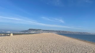 Unique sound of waves in a pebble beach - #Chesilbeach