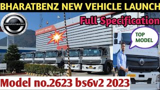 BHARATBENZ NEW LAUNCHED VEHICLE MODEL 2623 Bs6v2 #daimler #bharatbenz #trucks #comercialvehicles