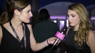 Cannes: nos collaboratrices de BangTV rencontrent l’actrice Sophie Nélisse