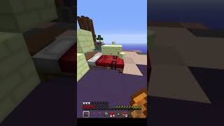 The Big Brain play in minecraft fireball fight #minecraft #shorts