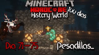 100 días en MINECRAFT HARDCORE pero tus PEORES PESADILLAS se vuelven REALES | HistoryWorld Ep-16