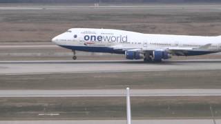 British Airways B747-400 Landing in Houston