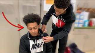 Cutting People’s Earphones, Then Giving Them Airpods!