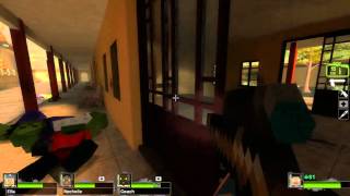 Left 4 Dead 2 - True Fangshi Map "MInecraft Mod" Part 2