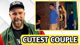 Taylor Swift & Travis Kelce Seen Holding Hands While Exiting Dinner Spot After Sweet Night in NYC