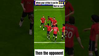 when your players is on fire and then your opponent #shorts #football #shortvideo