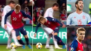 Look What Martin Ødegaard Did To Sergio Ramos😱