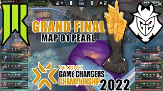 Grand Finals - G2 vs SR - VALORANT Game Changers Championship 2022 - Map 1 Pearl