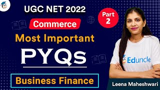 UGC NET Paper 2 Complete Revision | Business Finance MCQ | UGC Net Commerce