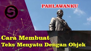 Tutorial Cara Membuat Teks Menyatu Dengan Objek di Photoshop