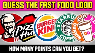 GUESS the FAST FOOD Logo Quiz | How Much Do You Love Fast FOOD? | Logo Quiz