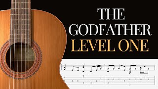 Easy Fingerstyle Guitar Tab: The Godfather Theme (Beginner-Friendly Tab)