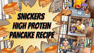 High Protein Snickers Pancake Recipe || Diet DIY with Walden Farm's