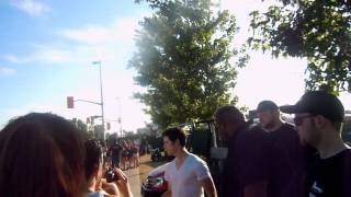 Meeting Nick Jonas at Bluesfest Festival in Ottawa 2011