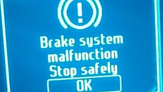 Ford Ecosport Brake System Malfunction Warning