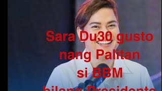 SARA DUTERTE GUSTO NANG MAGING PRESIDENTE!