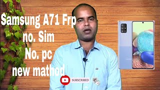 2020 SAMSUNG A71 FRP Unlock Gmail Bypass