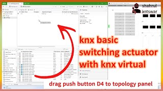 knx basic switching actuator with knx virtual