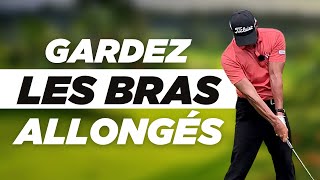 Comment ALLONGER vos bras après l'impact dans le SWING de GOLF