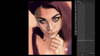 Painting in Photoshop timelapse (source)  2019 10 03