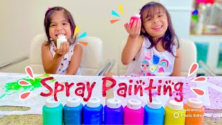 Learn unique & easy spray painting with tooth brush 😀