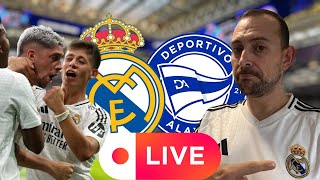 🔴 ¡EN DIRECTO! | Real Madrid vs Alavés, MADRIDISTA REACCIONANDO | La Liga 2024/25 ⚽ Parte II