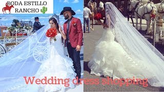 Wedding dress shopping vlog