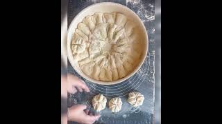 Интересно оформяне пита 116 (shape your bread beautiful) #cooking #bread #dough #хляб #пекарь #тесто