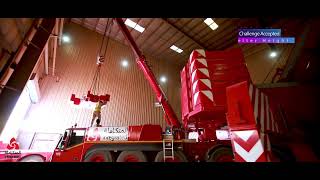 Terex AC 500 2 Hydraulic Press Installation at NI Ceramics