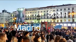 Spain travel, walking in Madrid| Puerta del Sol, Plaza de Colón, 2021