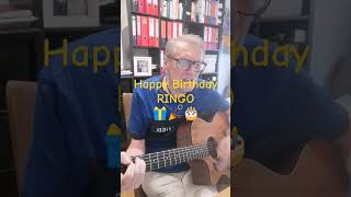 Happy Birthday, Ringo 🎉💐🙏 here's "Yellow Submarine" for you🎁 #unplugged #acoustic