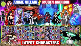 NEW ANIME WAR VILLAIN MUGEN ANDROID (LATEST CHARACTERS) BVN Anime Mugen Crossover NO EXAGEAR ANDROID