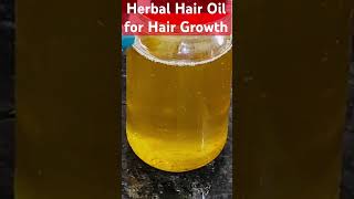 Herbal Hair Oil Recipe For Hair Growth 🙏#hairoil #herbal #trending #shorts #youtubeshorts