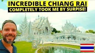 This Place Looks UNREAL !Thailand's WHITE TEMPLE 🇹🇭 #travel #thailand #roadtrip WAT RONG KHUN!