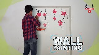 wall painting | simple and easy designing | #WHITEBoxmalayalam