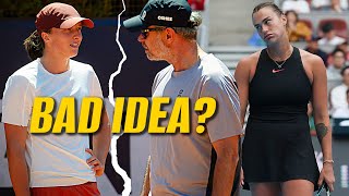 Swiatek SPLITS with coach! Sabalenka CRUMBLES vs Muchova