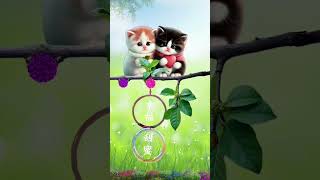 When you want you you feel the happiest and sweet cure of cats cute instantaneous moment magnetic un