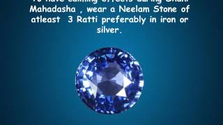 Wear Natural Blue Sapphire to please Shani Deva