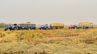 EHNU KEHANDE JOR. Dhyaan naal vekhyo. New Holland vs Sonalika vs Arjun Pulling Heavy tralla.