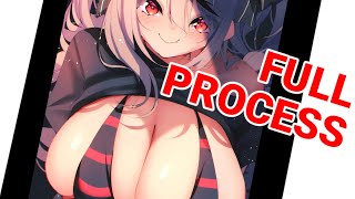 Pro Anime Artist Shows You How to Render Breasts [ANIME ART]