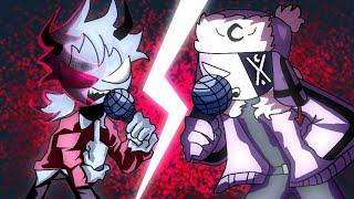 CORRUPTED~ SELEVER VS RUV~Friday Night Funkin' Animation #flipaclip